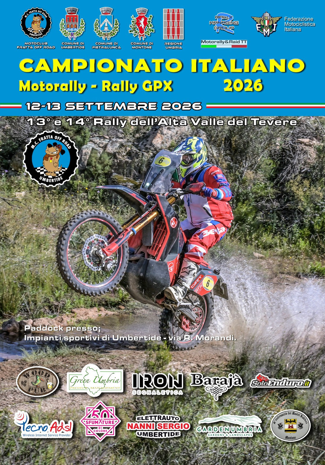 Umbertide, resa dei conti per il Campionato Italiano Motorally: il 13 settembre si decide tutto