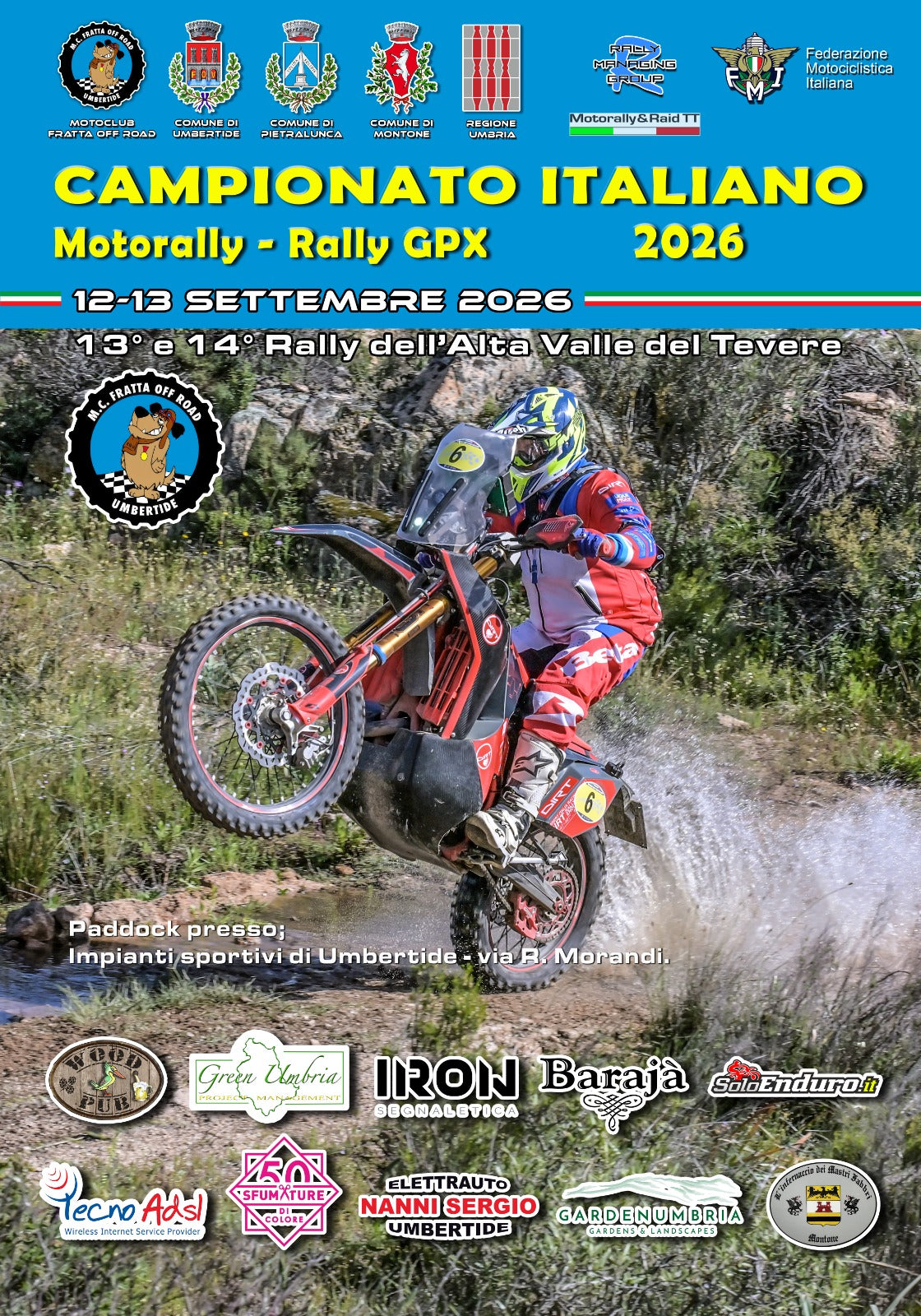 Umbertide, resa dei conti per il Campionato Italiano Motorally: il 13 settembre si decide tutto