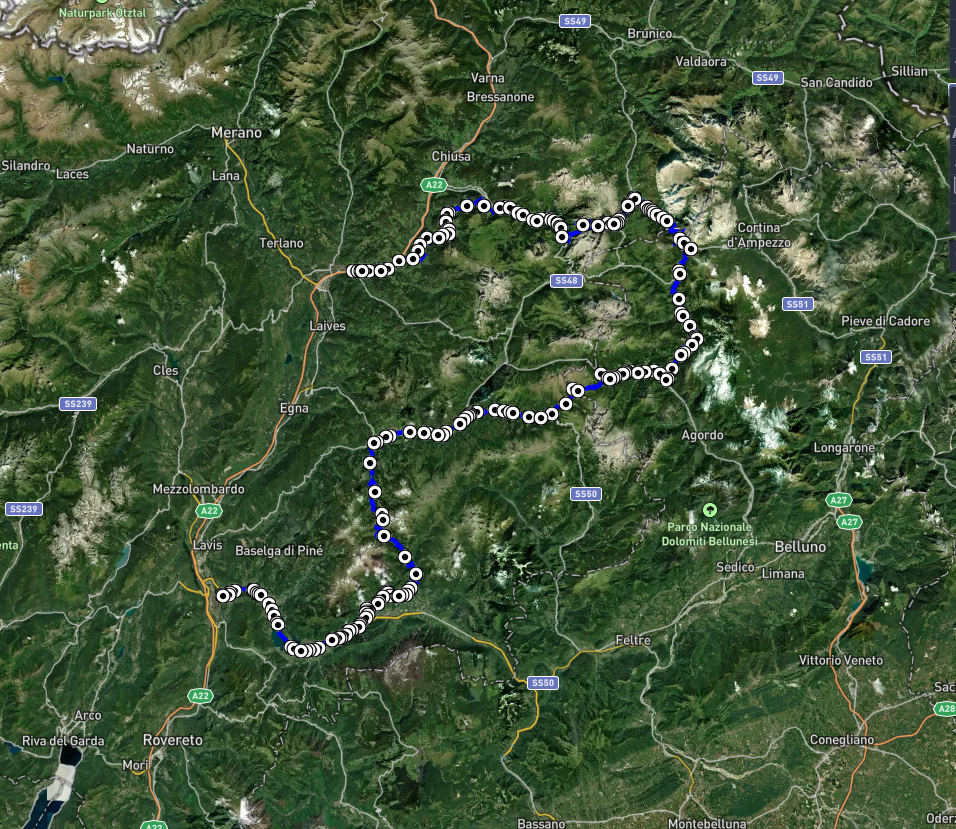 DOLOMITI INCANTEVOLI GPX