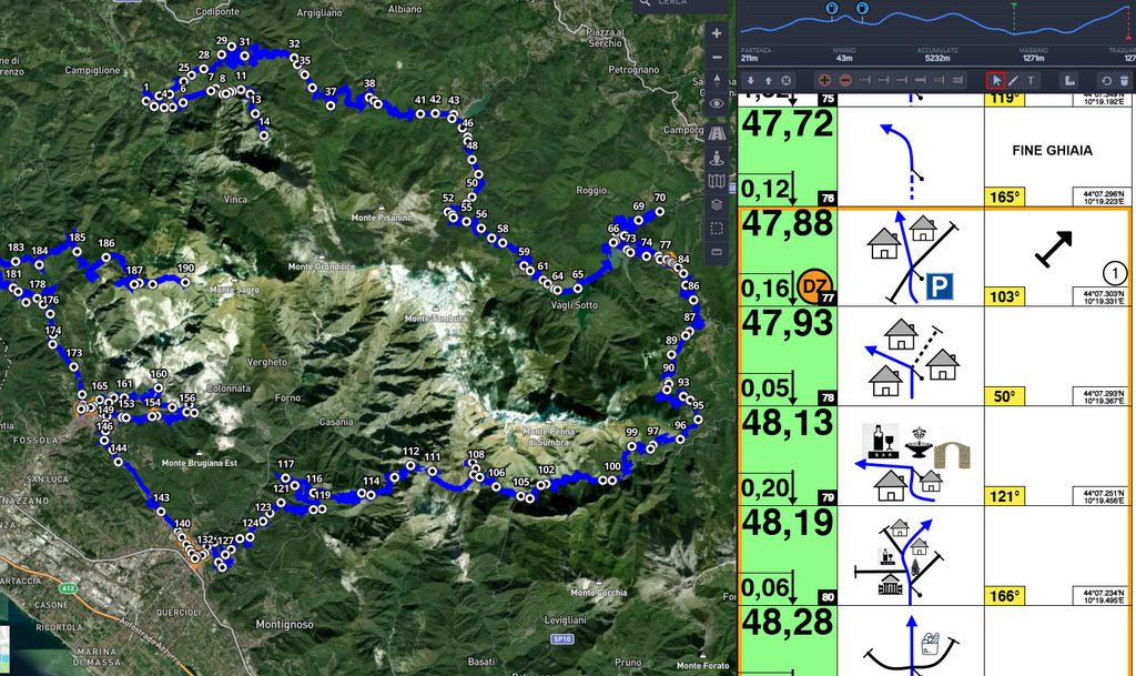 RALLY DEI MARMI ROADBOOK + GPX