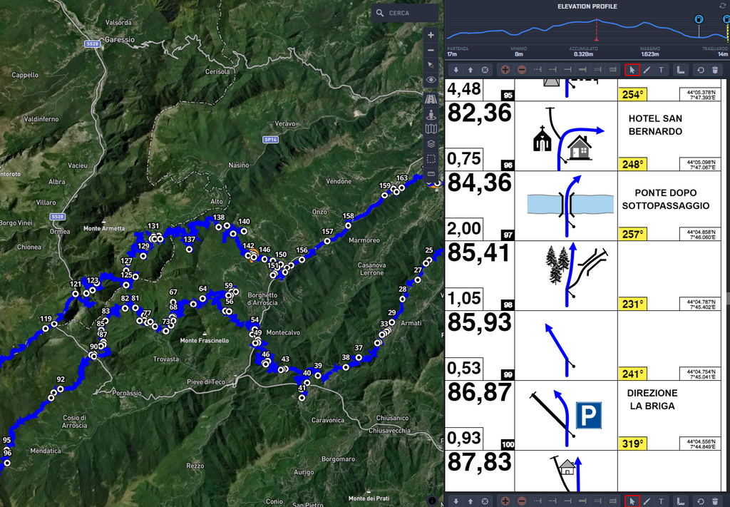 LIGURIA DAL MARE ALLE ALPI ROADBOOK + GPX