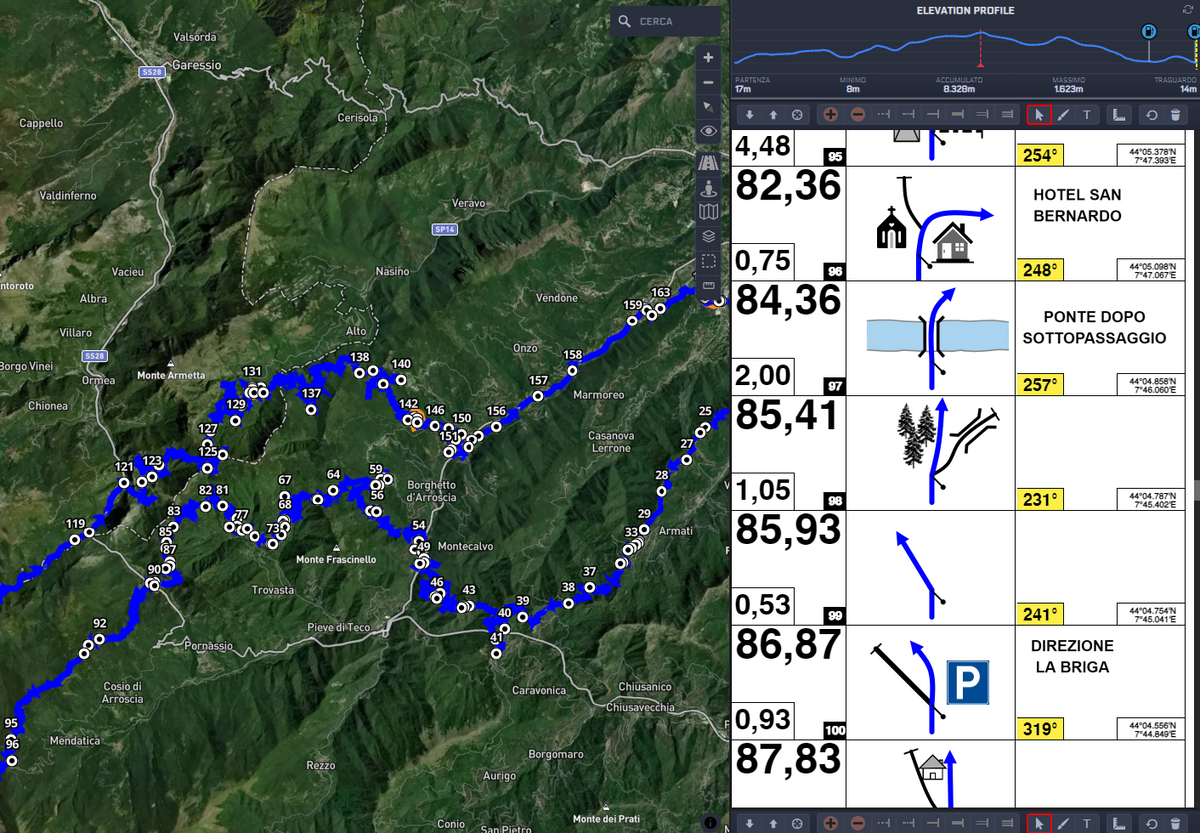 LIGURIA DAL MARE ALLE ALPI ROADBOOK + GPX